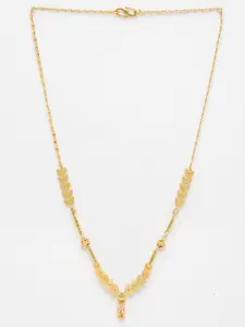 PANASH Gold-Toned Brass Gold-Plated Handcrafted Necklace