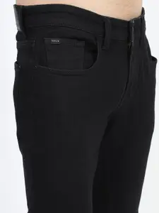 KETCH Men Black Skinny Fit Stretchable Jeans