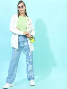 Tokyo Talkies Green Solid Crop Top