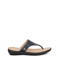 Hush Puppies Women Blue Open Toe Flats