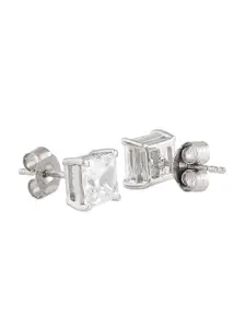Studio Voylla Women 925 Sterling Silver Contemporary Studs Earrings