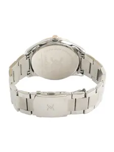 Daniel Klein Men Blue Dial & Silver Toned Analogue Watch DK.1.13128-4-Silver