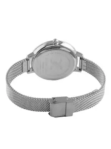 Daniel Klein Women Silver-Toned Dial & Silver Toned Bracelet Style Straps Analogue Watch DK 1 13159-1