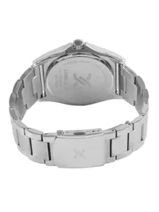 Daniel Klein Men Silver-Toned Dial & Silver Toned Stainless Steel Bracelet Style Straps Analogue Watch