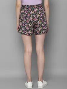 Allen Solly Woman Women Multicoloured Floral Printed Shorts