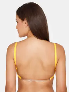 Zivame Yellow Non-Wired Non Padded Bra