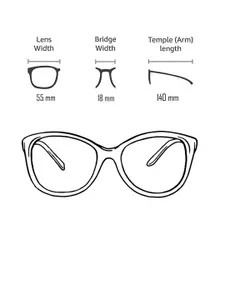 Bellofox Women Green Lens & Black Sunglasses