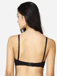 VStar Black Non Padded Cotton Non-Wired Bra