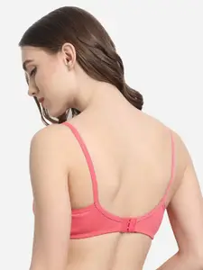 VStar Women Coral Non padded double layered T-Shirt bra