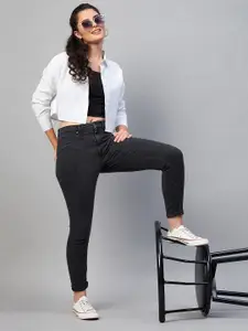 CHIMPAAANZEE Women White Oversized Pure Cotton Casual Shirt