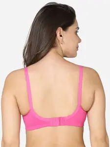 VStar Pink Solid T-Shirt Bra