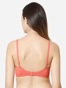 VStar Women Coral Seamless Medium Support Full Coverage T Shirt Bra