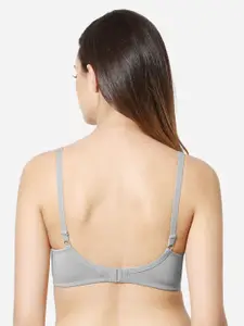 VStar Women Grey Seamless Medium Support Full Coverage Bra
