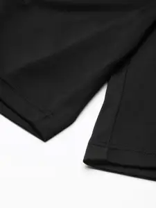 Reebok Men Black Solid Training or Gym Sports Shorts