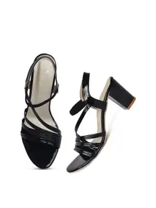 XE Looks WOMEN Black Block Heels
