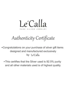 LeCalla Silver-Toned 925 Sterling Silver Flower Fancy Design Toe Rings