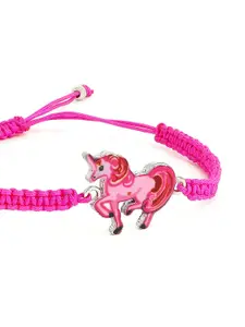 EL REGALO Set Of 2 Blue & Purple Wraparound Bracelet