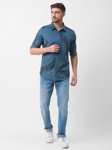 SPYKAR Men Grey Casual Shirt
