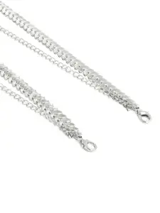 EL REGALO Silver-Toned Bra Straps and Extender