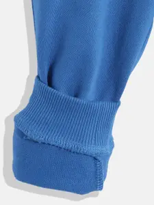 Allen Solly Junior Boys Blue Solid Joggers