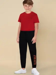 Allen Solly Junior Boys Brand Logo Printed Joggers
