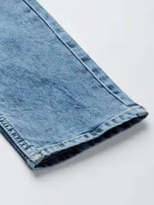 Flying Machine Men Blue Jackson Skinny Fit Low-Rise Light Fade Stretchable Jeans