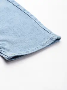 Flying Machine Men Blue Jackson Skinny Fit Mid-Rise Heavy Fade Stretchable Jeans