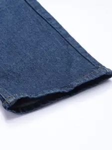 Flying Machine Men Blue Jackson Skinny Fit Low-Rise Heavy Fade Stretchable Jeans