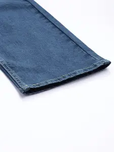 Flying Machine Men Blue Micheal Slim Fit Heavy Fade Stretchable Jeans