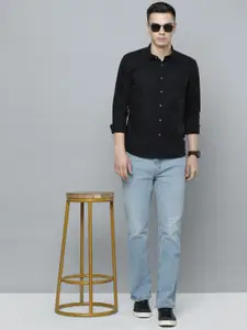 Flying Machine Men Slim Fit Solid Casual Shirt
