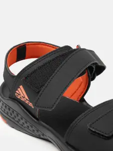 ADIDAS Men Brand Logo Print Detail Victeez Sports Sandals