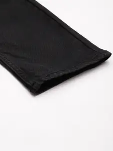 Flying Machine Men Black Jackson Skinny Fit Low-Rise Light Fade Stretchable Jeans