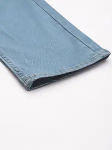 Flying Machine Men Blue Jackson Skinny Fit Low-Rise Heavy Fade Stretchable Jeans