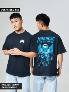 The Souled Store Batman Printed Applique Oversized T-Shirt