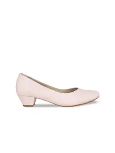 Mochi Pink Block Pumps