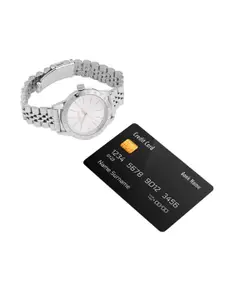 ESPRIT Women Silver-Toned Dial Bracelet Style Ella Analogue Watch ES1L302M0045