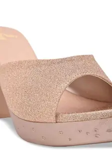 Jove Rose Gold PU Party Stiletto