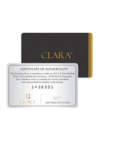 Clara 925 Silver Rhodium-Plated Amla Chain Pendant