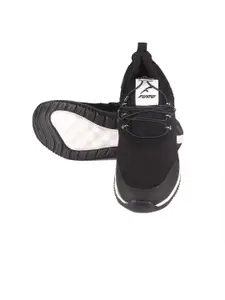 FURO by Red Chief Men Black Mesh Running Shoes