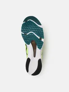 ASICS Men Neon Green Woven Design Tarther RP 3 Running Shoes