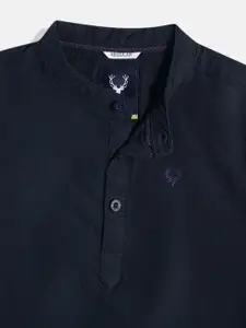 Allen Solly Junior Boys Classic Opaque Pure Cotton Casual Shirt