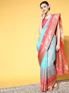 Saree mall Floral Saree with Woven Design Border