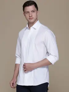 Calvin Klein Jeans Men White Slim Fit Casual Shirt