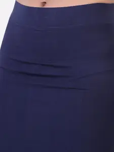 LAASA  SPORTS Women Blue Solid Pencil Maxi Skirt