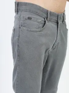 KETCH Men Grey Slim Fit Clean look Stretchable Jeans