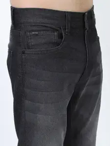KETCH Men Black Tapered Fit Light Fade Stretchable Jeans