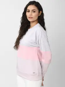 Van Heusen Woman Women Multicoloured Colourblocked Sweatshirt