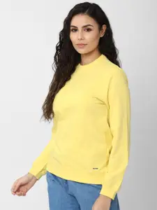 Van Heusen Woman Women Yellow Sweatshirt