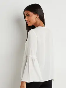 Styli Cream-Coloured Top