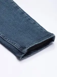 bebe Women Blue Super Skinny Fit High-Rise Clean Look Light Fade Stretchable Jeans